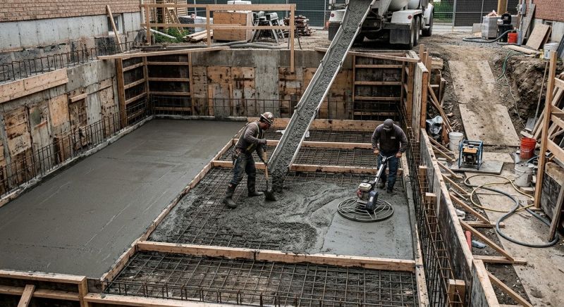 Basement Concrete Installation in Forest Park, GA