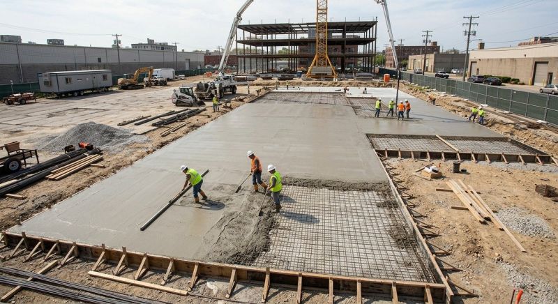 Commercial Slab Construction in Covington, GA