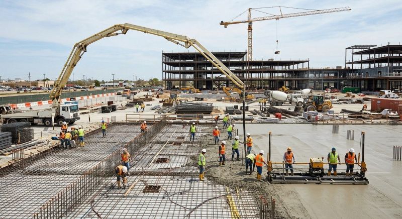 Commercial Slab Construction in Grayson, GA