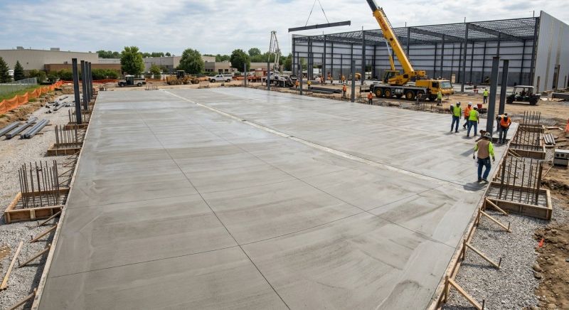 Commercial Slab Construction in Mansfield, GA