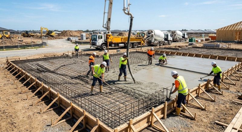 Foundation Slab Construction in Conyers, GA
