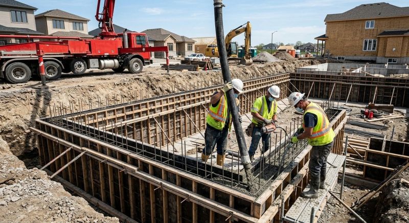 Foundation Wall Pouring in Covington, GA