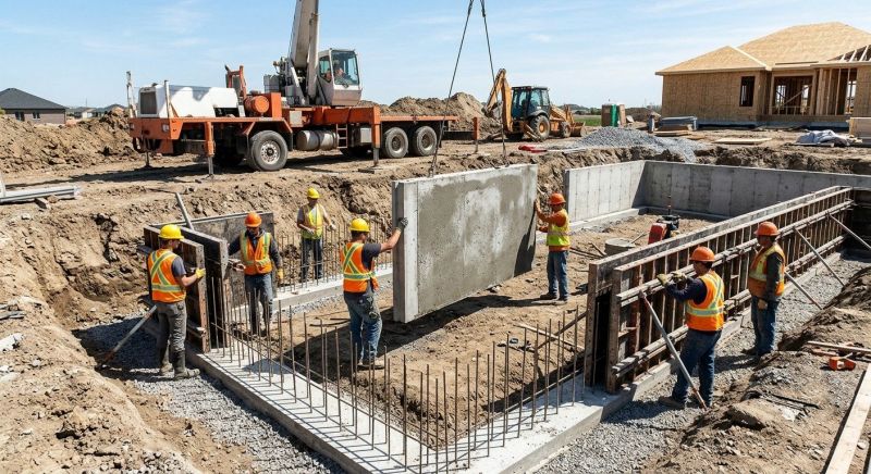 Foundation Wall Pouring in Grayson, GA