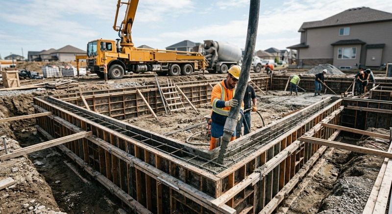 Foundation Wall Pouring in Hampton, GA