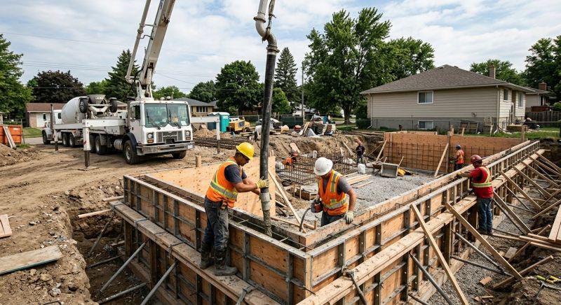 Foundation Wall Pouring in Stockbridge, GA